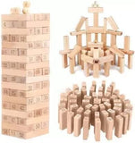 Colour Wooden Blocks Board Game for Kids and Adults