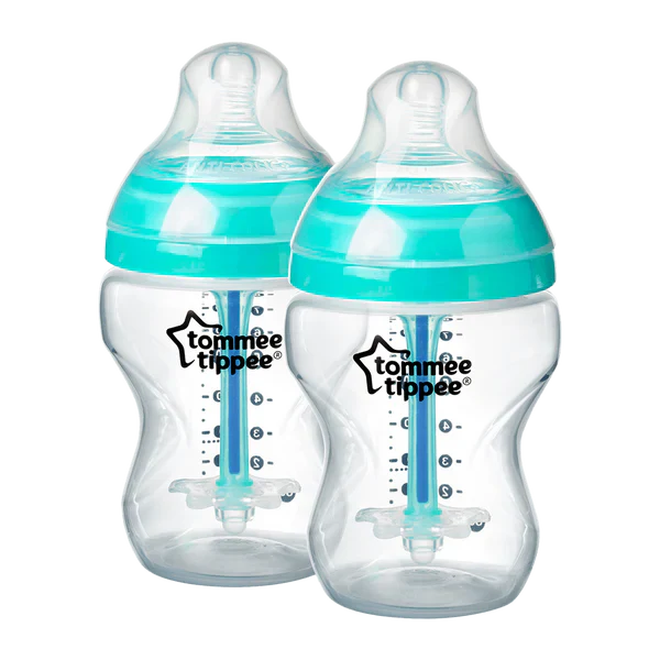 260ML/9OZ 2-PK Adv Anti Colic Bottle Tommee Tippee 422525