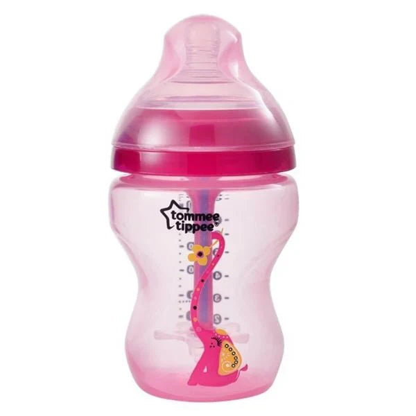 260ML/9OZ Dec Adv Anti Colic Bottle Girl Tommee Tippee 422656