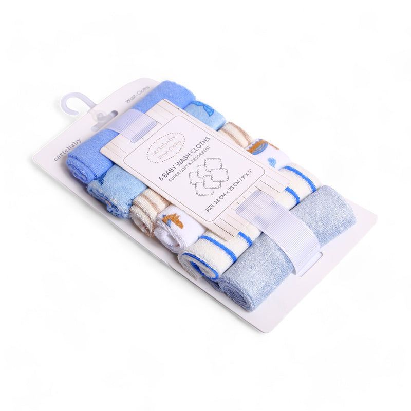 Cartenbay Baby Washcloths - Set of 6