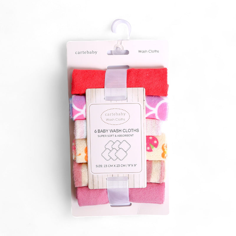 Cartenbay Baby Washcloths - Set of 6