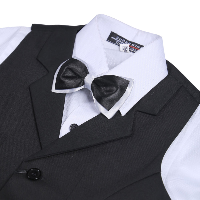 BOYS 3 PCS SUMMER PENT SHIRT AND WAISTCOAT