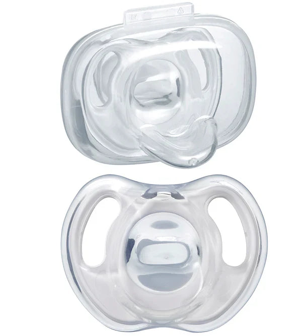 6-18M Silicone Soother 2-PK Tommee Tippee 433454