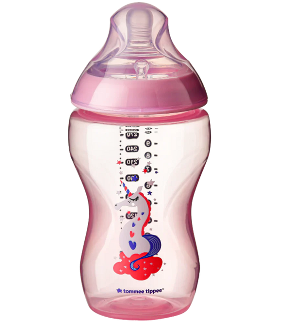 340ML/12OZ TIinted Bottle Pink Tommee Tippee 422698